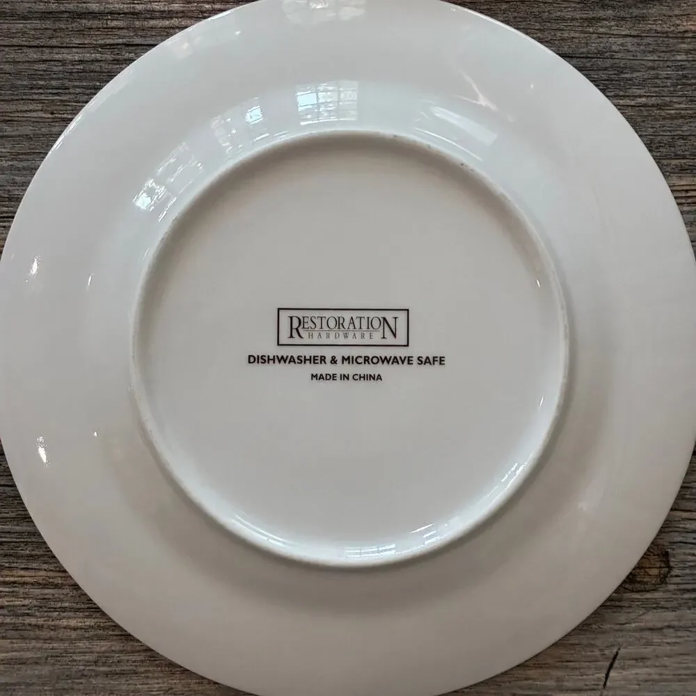 Restoration Hardware Set of 4 Classic Cheeses Plates